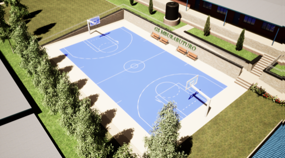 GS Mburabuturo Basketball Court Project